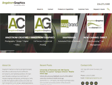 Tablet Screenshot of angstromgraphics.com